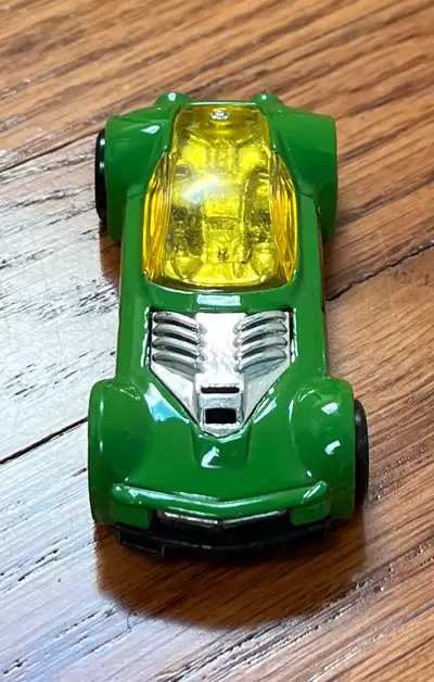 Hot Wheels green taxi toy car Used but in good condition. Selling for free