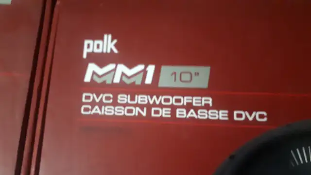 10" POLK AUDIO SUBS  ( NEW ) in Speakers in Calgary - Image 7