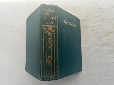c1900 Antique Victorian Romance Book KENILWORTH SIR WALTER SCOTT, View more