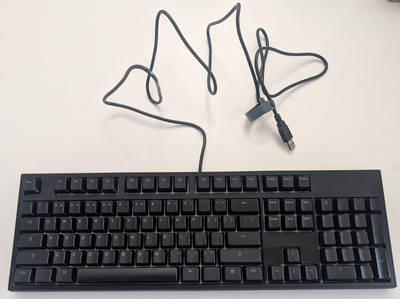 Code V3 104-Key Illuminated Mechanical Keyboard Barely used Code V3 mechanical keyboard. No issues,...