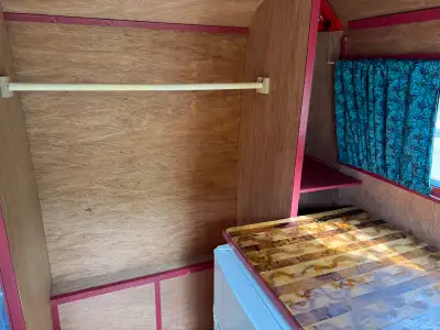 1977 13 ft. triple E fiberglass trailer for sale. Inside was gutted and fully renovated. Awning is f...