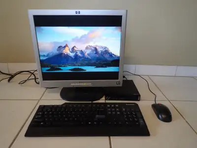 TINY LENOVO BUNDLE (8GB, 500GB, WIFI, MONITOR, KEYBOARD, MOUSE), View more