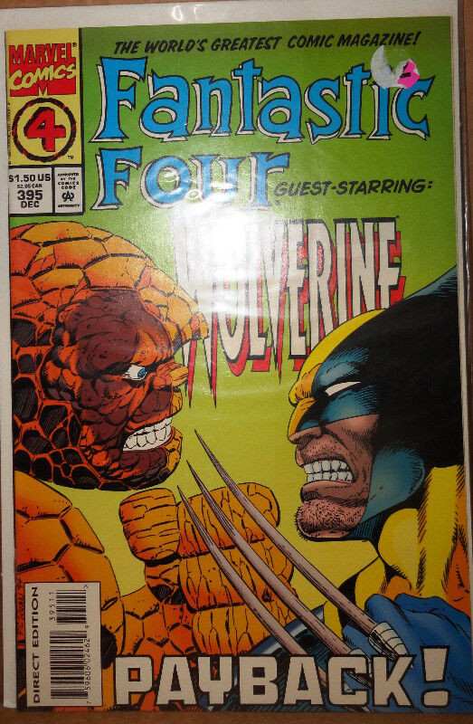 Fantastic Four Marvel Comics 1991-1995  NINE Comics Available in Comics & Graphic Novels in Kawartha Lakes - Image 4