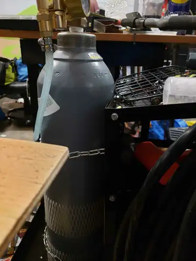 Half full brand new with a cap this is his first time being filled perfect size for the hobbyist in...