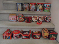 Coke Collectibles. Cards in tins, unopened $10 ea; tins $3 ea; b