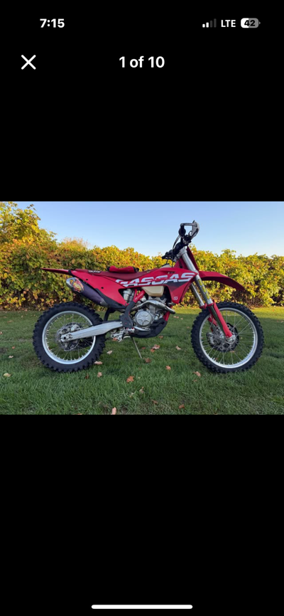 Selling a 2023 gasgas ex250f woods ready mouses in tires skidplate, bar busters and more 5,800 obo
