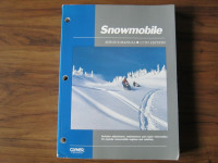 Snowmobile Repair / Service Manual.