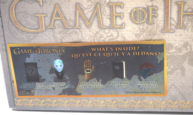 Culturefly Game Of Thrones Collectors Box With Mystery Item NIB in Arts & Collectibles in St. Albert - Image 2