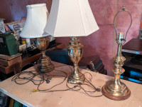 ESTATE: Brass Lamps