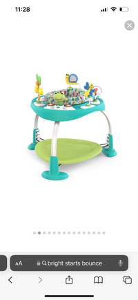 Bright Starts Bounce  Baby 2-in-1 Activity Center Jumper Table