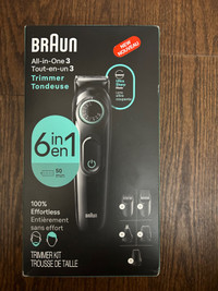 Braun 6 in 1 trimmer shaver (new)