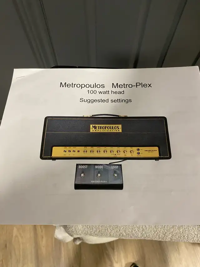 METROPOULOS  METRO-PLEX 100 in Amps & Pedals in West Island - Image 9