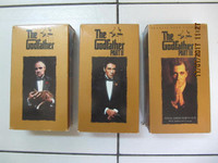 Classic Godfather Trilogy 3 Box Set VHS THX Mastered Circa 1997