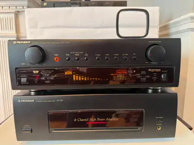 Pioneer M-790 Stereo Power Amp and CX-770S Stereo Control Amp, View more