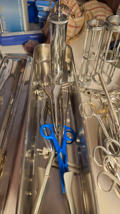 I am selling a collection of used medical tools. These tools include a variety of surgical instrumen...