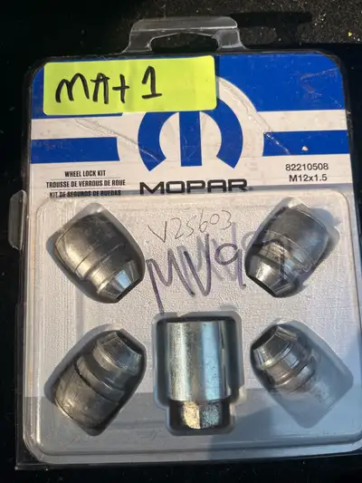 Wheel locks for sell. Never used. Please contact for details.