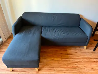 IKEA LINANÄS Sofa with Chaise – Blue, View more