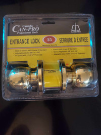 New never opened Entry lock contractor grade with 3 keys! $30