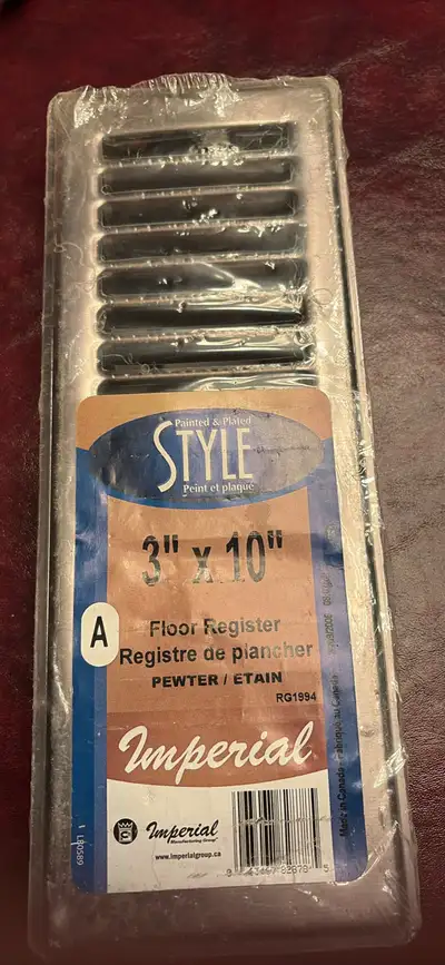 Imperial 3"x10" Floor Register, View more