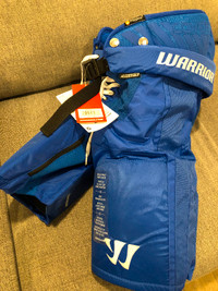 New Warrior Covert QR Edge Junior Large Royal Blue Hockey Pant