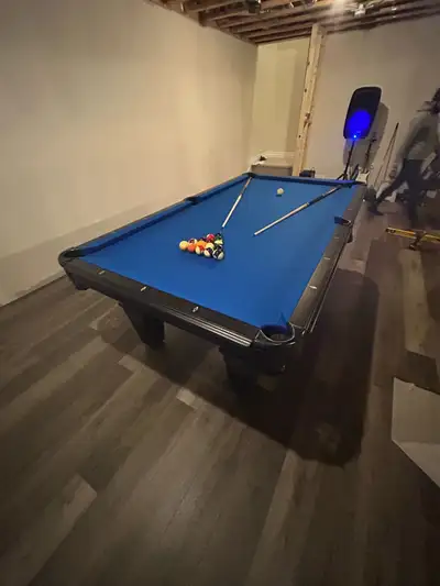 Brand New in stock We deliver and install! 1” slate! No MDF! High quality and luxury billiard tables...