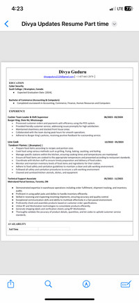 Looking for Full time jobs in GTA