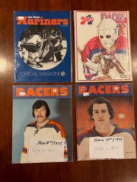 1975 WHA HOCKEY PROGRAMS 