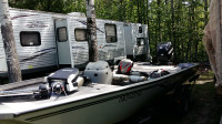 LOWE 190 STINGER BASS BOAT,  115 MERC OPTIMAX AND MATCHING TRAIL