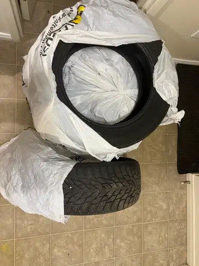Only used for one season, great condition nokian winter tires