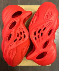 adidas Yeezy Foam RNNR Red Vermillion Kids - Size 10K, 11K, 13K