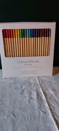 Brand new colored pencils from Indigo