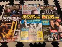6 magazines Record Collector
