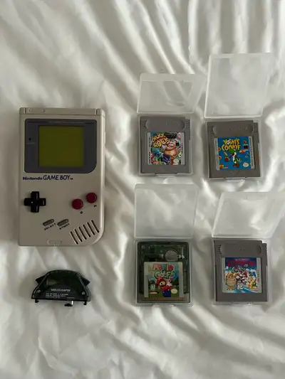 Original Gameboy with games bundle , View more