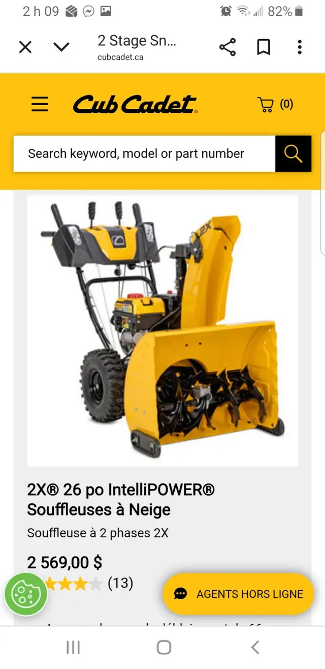 Souffleuse CUB CADET HD  26" 2X 272cc 2 phases ( souffleur ) in Lawnmowers & Leaf Blowers in Rimouski / Bas-St-Laurent - Image 4