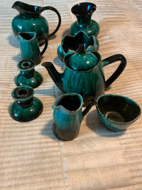 Vintage 1960’s Blue Miuntain pottery-$35./$10./$22./$40./$36.
