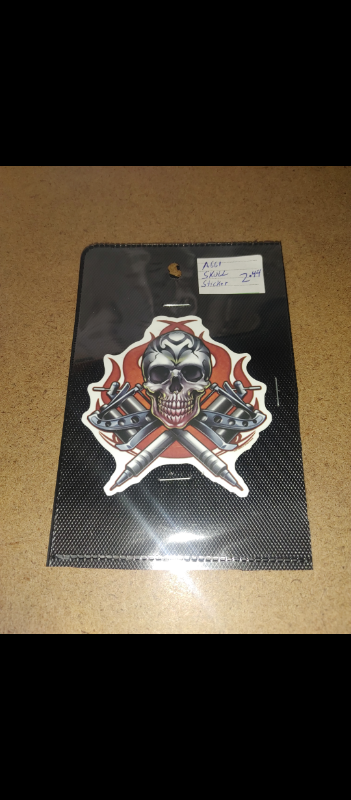 SKULL / FLAMES - STICKER-BOOTH #226, View more