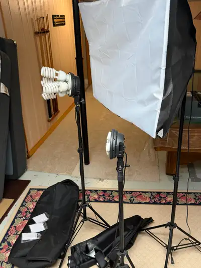 $225 Create professional-quality photos and videos at home with this complete studio lighting setup....