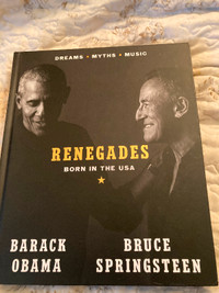 Renegades Born In The USA By Obama/ Springsteen Book