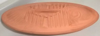 Vintage THE FISH BAKER Terracotta Clay Ceramiche Partenopee