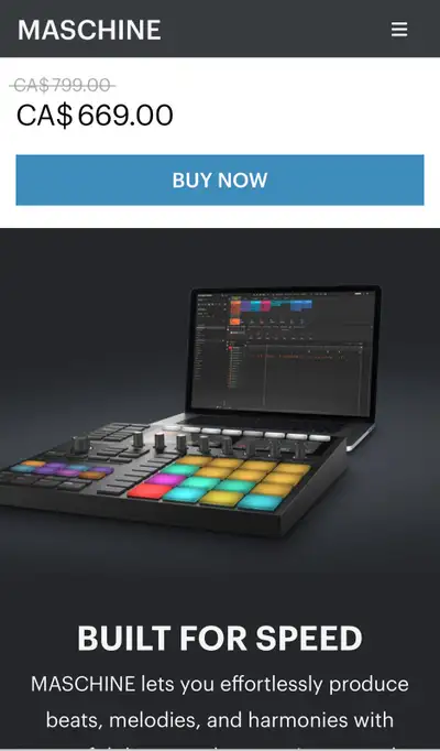 Native Instruments Maschine, View more