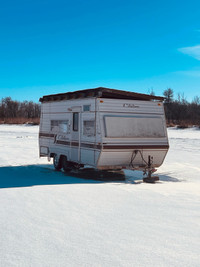 Ice shack camper