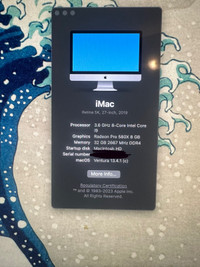iMac i9 