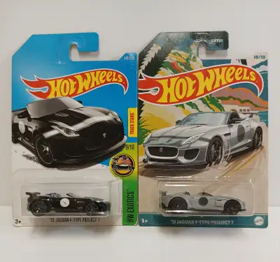 '15 Jaguar F-Type Project 7. 2 Colour Variations. Hot Wheels, View more
