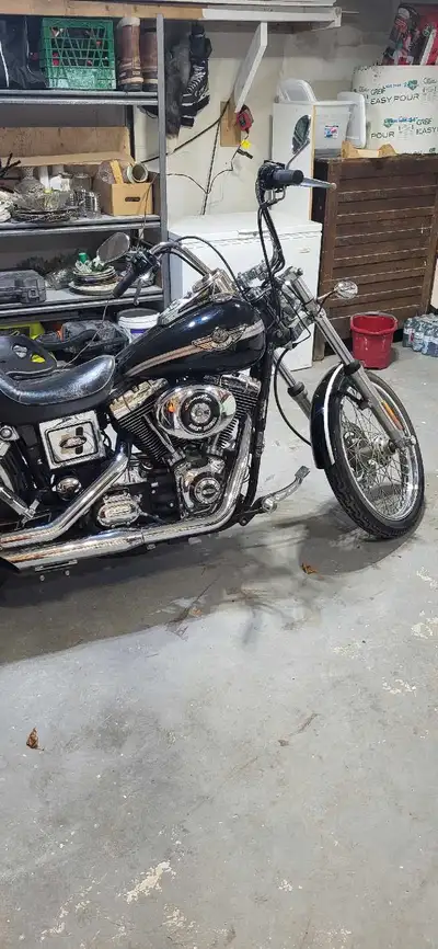 2003 harley davidson 14000 km asking 8000.or trade for car can b reached at 647 857 6312 thanks Garr...