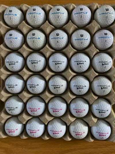 Wilson Profile and Profile Vmax golf balls, View more