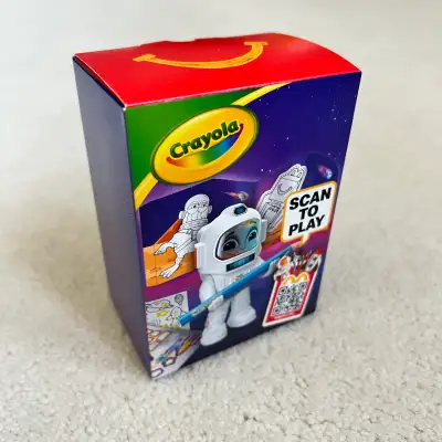 Crayola Planet McDonald’s Astronaut Activity Figure Happy Meal, View more