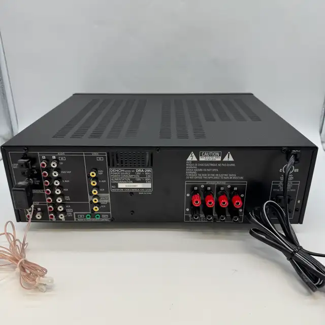 Vintage 1990s Denon DRA-295 Stereo Receiver Amplifier Hi-Fi Test in Stereo Systems & Home Theatre in City of Toronto - Image 6