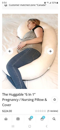 6 in 1 pregnancy/nursing pillow