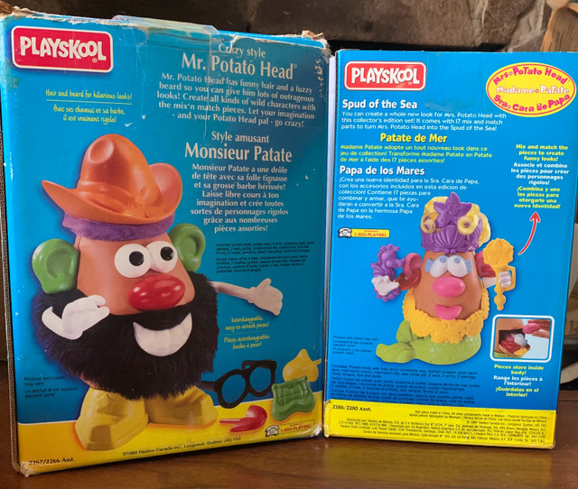 2 Vintage Collectors Edition Mr.& Mrs. Potato Head ~ Playskool in Toys & Games in City of Toronto - Image 3
