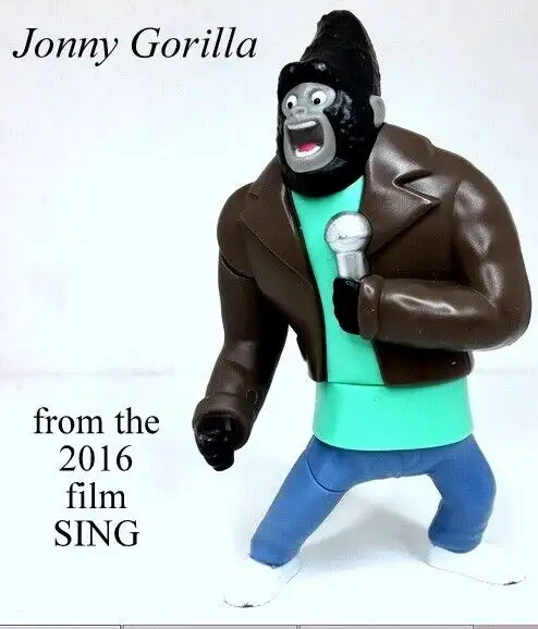 McDonald’s Sing Happy Meal Toy #8 Jonny Gorilla sealed pack new in Arts & Collectibles in City of Toronto - Image 2
